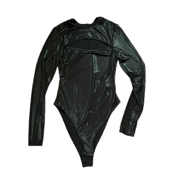 H&M Tops Cut Out Black Leotard Poshmark